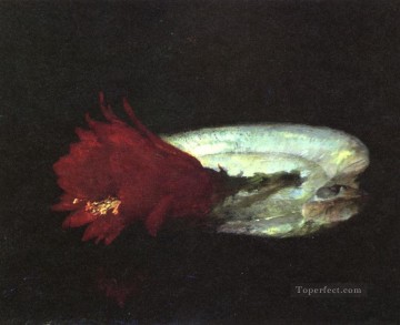 ジョン・ラファージ Painting - 貝殻と花 ジョン・ラファージ